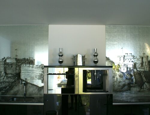 VERRE EGLOMISES (Mirrors) in Private Villa